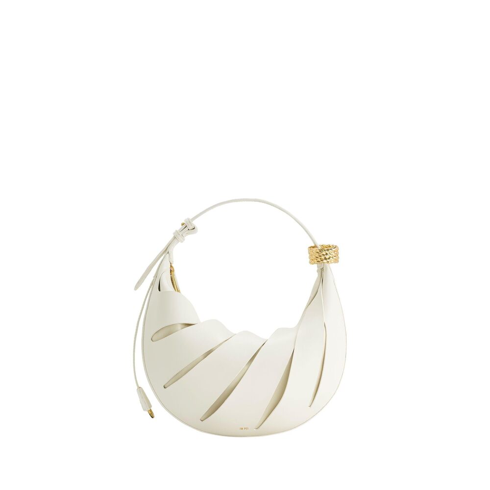 4078 Jana Hollow Out Shoulder Bag - White
